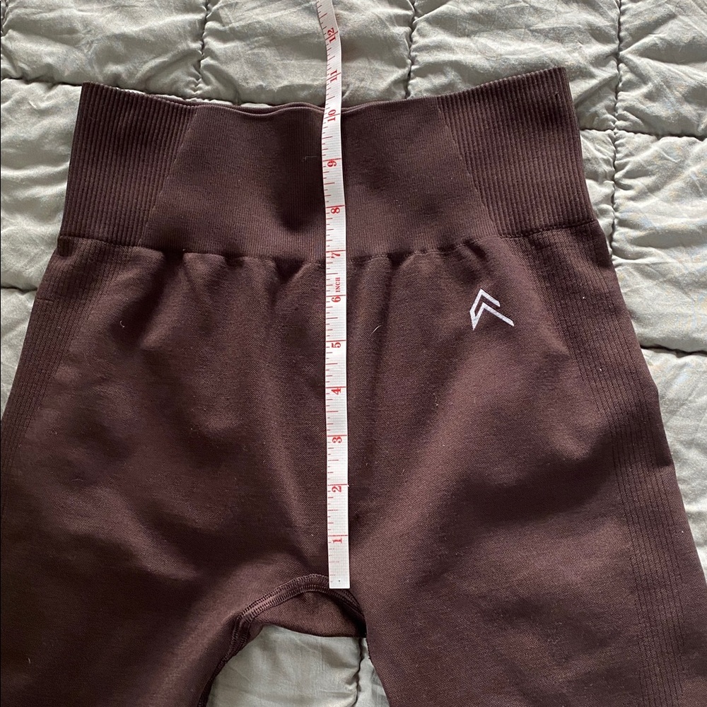 Oner Active Classic Seamless 2.0 Leggings in 70% Cocoa Marl Brown - Picture 10 of 11